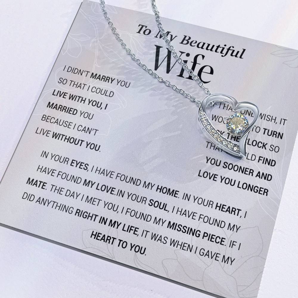 To My Wife Necklace, Gift For Wife, Anniversary Gift For Wife, Christmas Gift 27_11_HoaVan