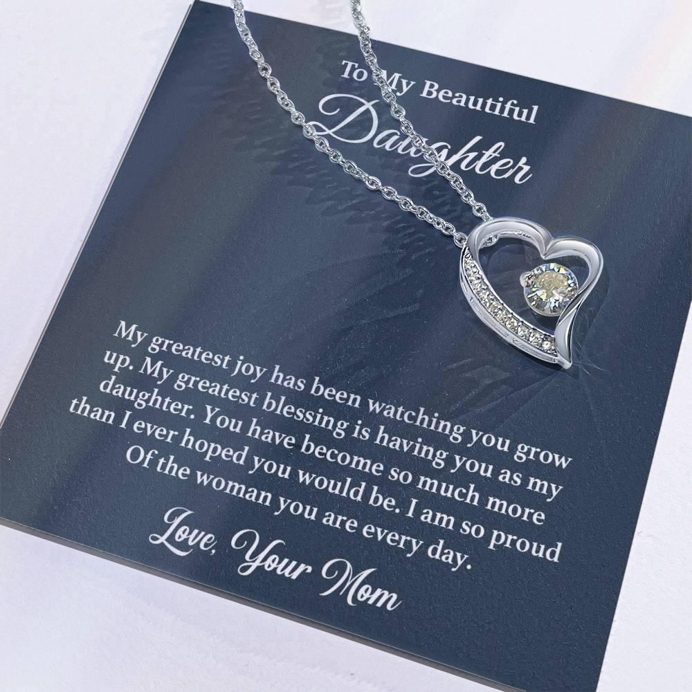 To My Daughter Necklace, Daughter Mother Necklace, Daughter Gift From Mom 24_4