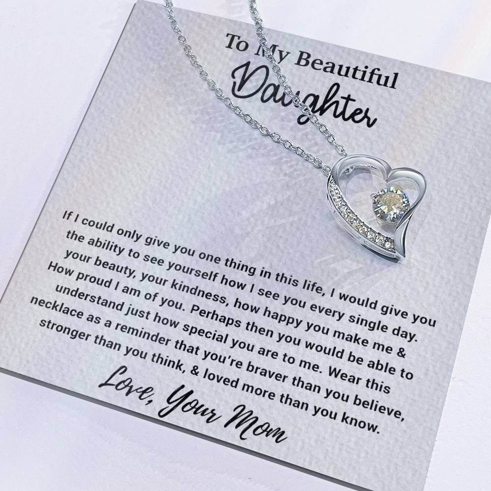 To My Daughter Necklace, Gift For Daughter From Mom, Birthday Gifts 4_10