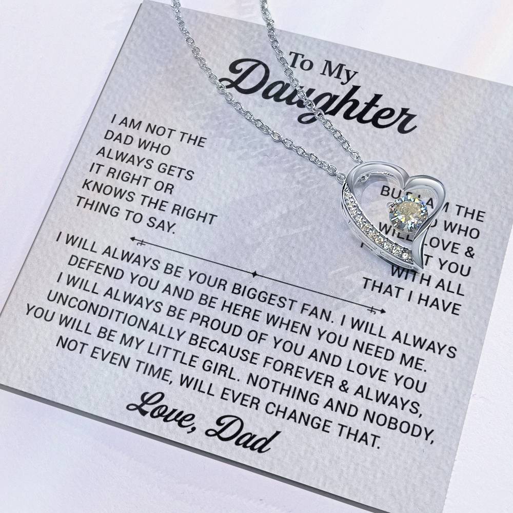 To My Daughter Necklace, Gift for Daughter from Dad, Father Daughter Necklace 5_10