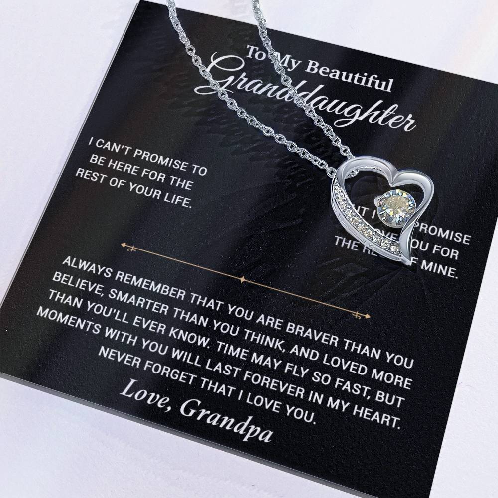 To My Granddaughter Necklace, Birthday Gift For Granddaughter, Birthday Gifts
