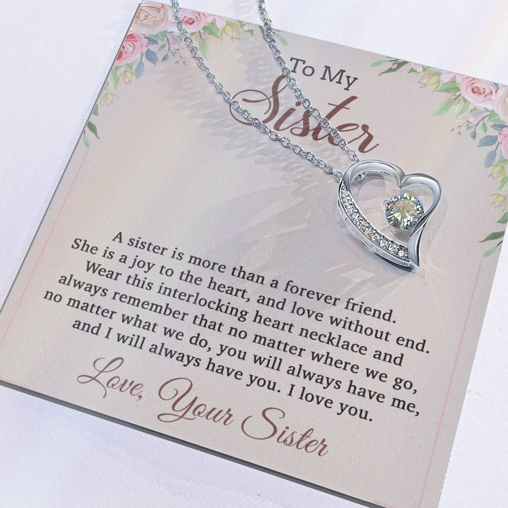 To My Sister Necklace, Brother to Sister, Birthday gift For Sister from Brother 12_8
