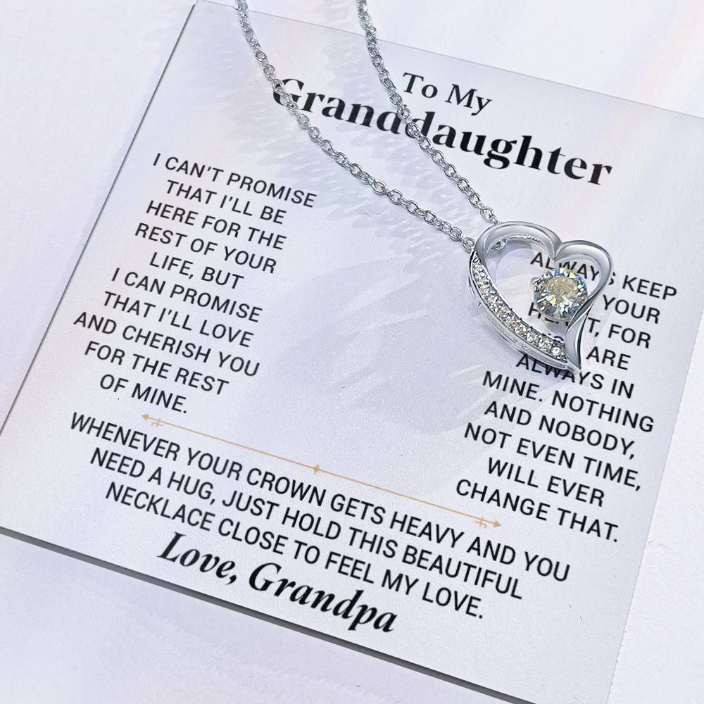 To My Granddaughter Necklace, Granddaughter Gift from Grandma, Gift from Grandpa_23_11