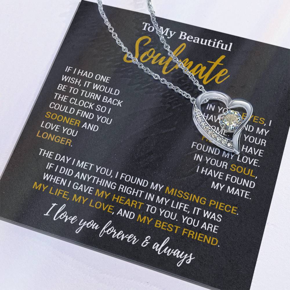To My Soulmate Necklace, Birthday Gifts For Her, Christmas Gift For Soulmate 18_9