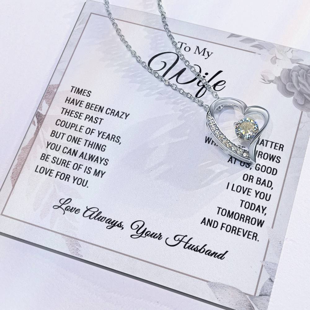 To My Wife Necklace Wife Gift from Husband, Anniversary Gift, Wife Birthday