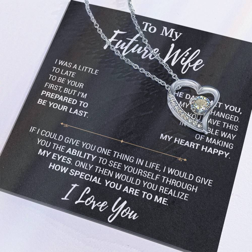 To My Future Wife Gift, To My Soulmate, Girlfriend Necklace, Gift For Wife
