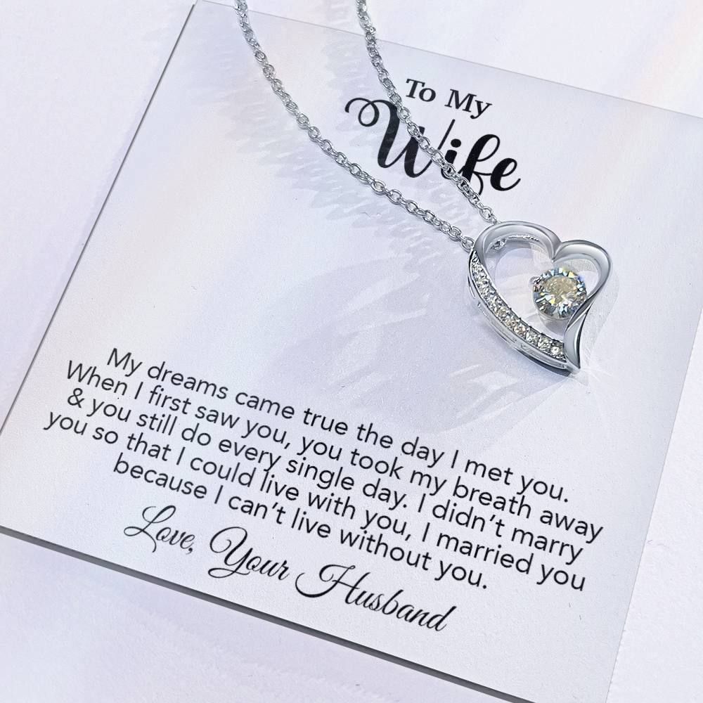 To My Wife Necklace, Wife Gift From Husband, Wife Husband Necklace, Christmas Gift 16_10