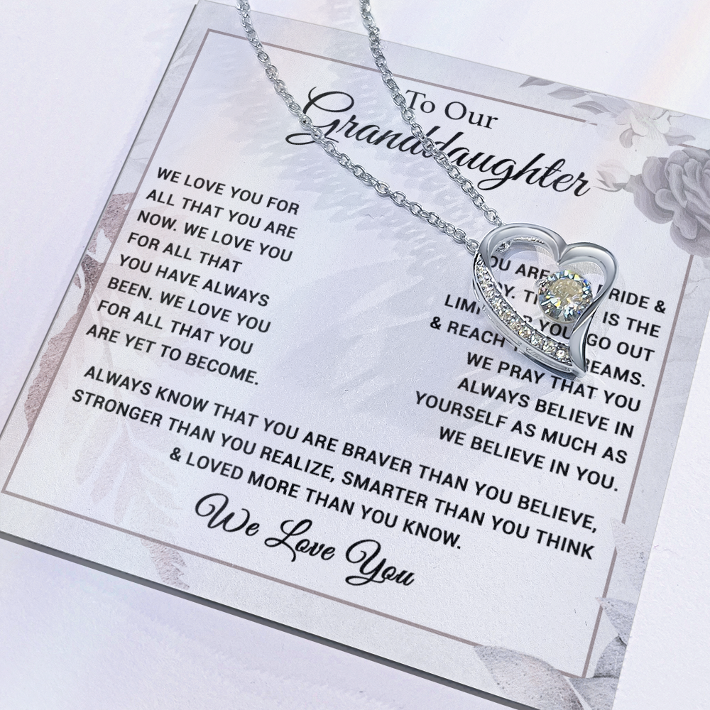 To Our Granddaughter Necklace, Xmas Birthday Gift For Granddaughter from Grandma 28_8