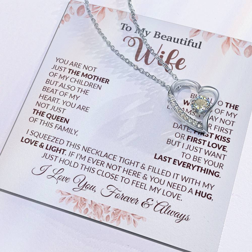 To My Wife Necklace, Wife Gift From Husband, Wife Husband Necklace, Christmas Gift 14_9
