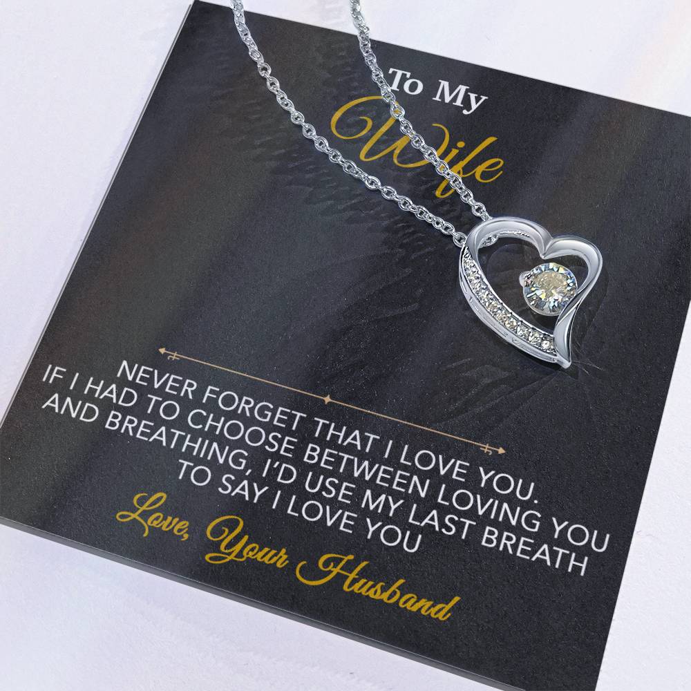 To My Wife Necklace, Wife Gift from Husband, Wife Birthday Gift, Christmas Gift 7_1