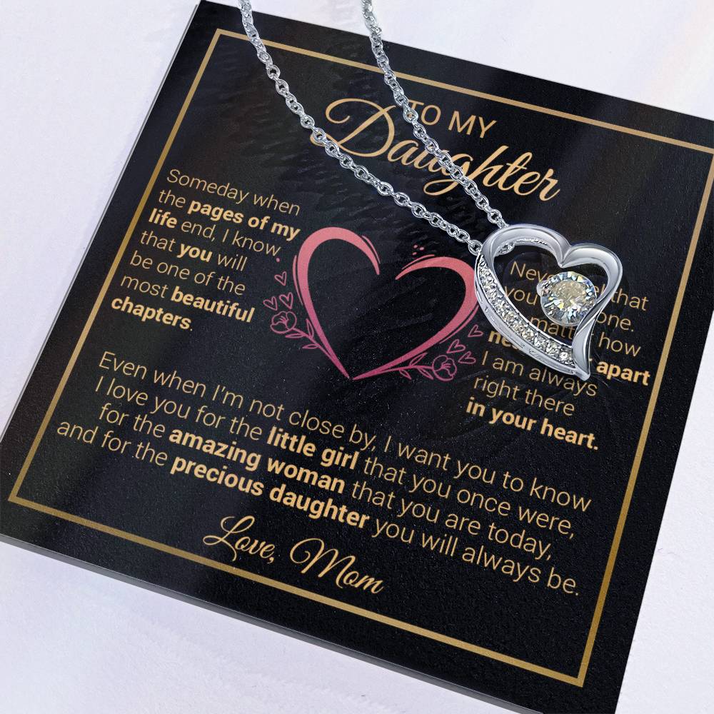 To My Daughter Necklace, Gift for Daughter from Dad And Mom Daughter 13_12