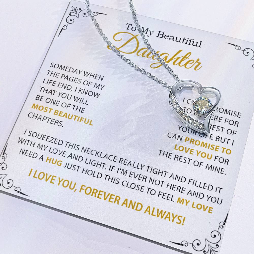 To My Daughter Necklace, Mother Daughter Gifts, Daughter Necklace, Dad Daughter Gift