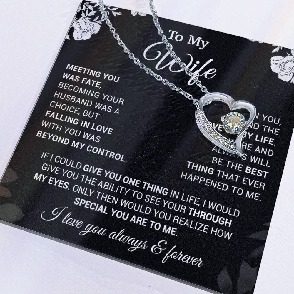 To My Wife Necklace, Gift For Wife, Anniversary Gift For Wife, Christmas Gift 22_11