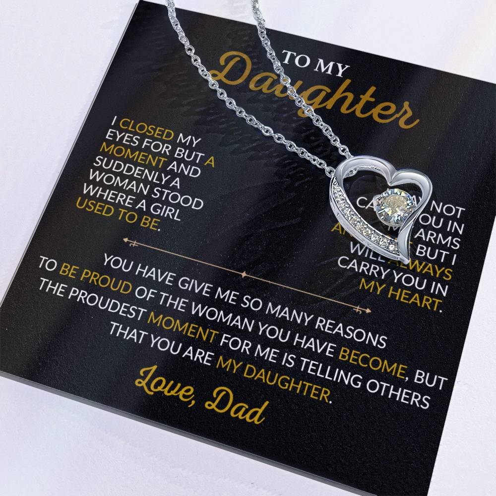 To My Daughter Necklace, Gift for Daughter from Dad,Daughter Father Necklace 14_3
