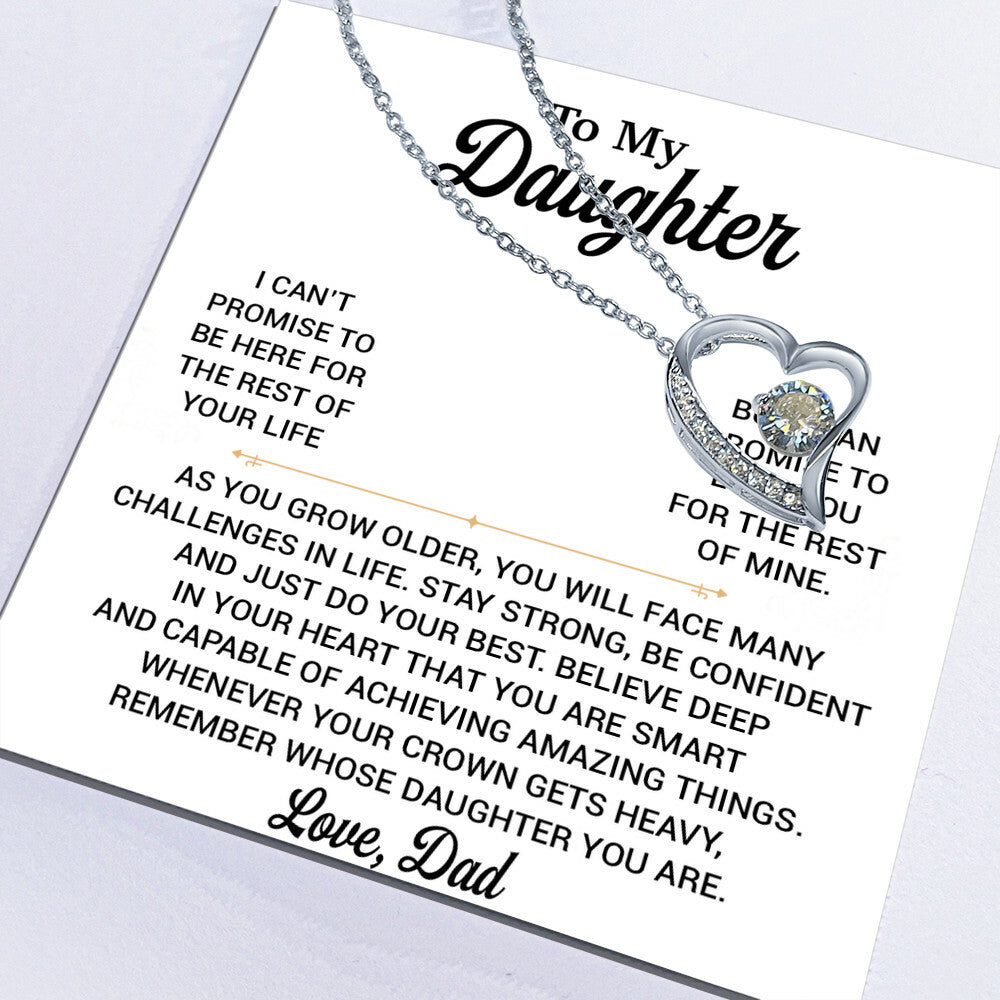 To My Daughter Necklace, Gift for Daughter from Dad, Daughter Father Necklace 9_11