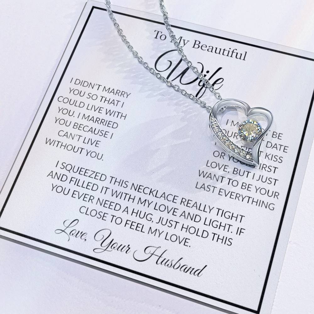 To My Wife Necklace, Gift For Her, Gift For Wife, Wife Jewelry, Christmas Gift 16_1