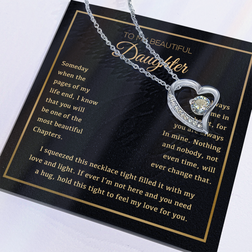 To My Daughter Necklace, Daughter Gift from Dad, Mom, Daughter Birthday Gift, Christmas Gift for Her 14_1