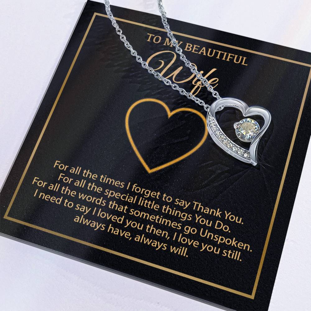 To My Wife Necklace, Gift For Wife, Anniversary Gift For Wife, Necklace For Wife 1_1