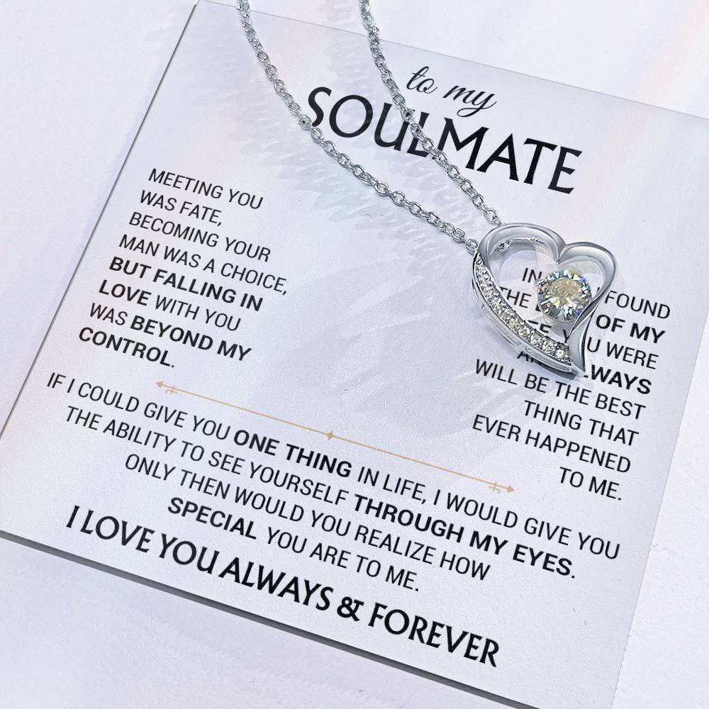 To My Soulmate Necklace, Soulmate Gift, Gift For Girlfriend, Christmas Gift 11_12