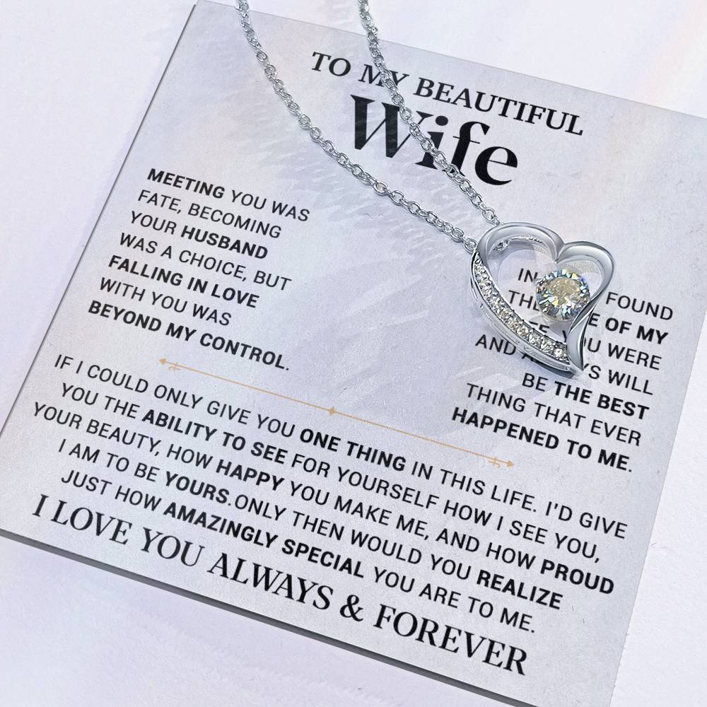 To My Wife Necklace, Gift For Wife, Anniversary Gift,Christmas Gift 22_11