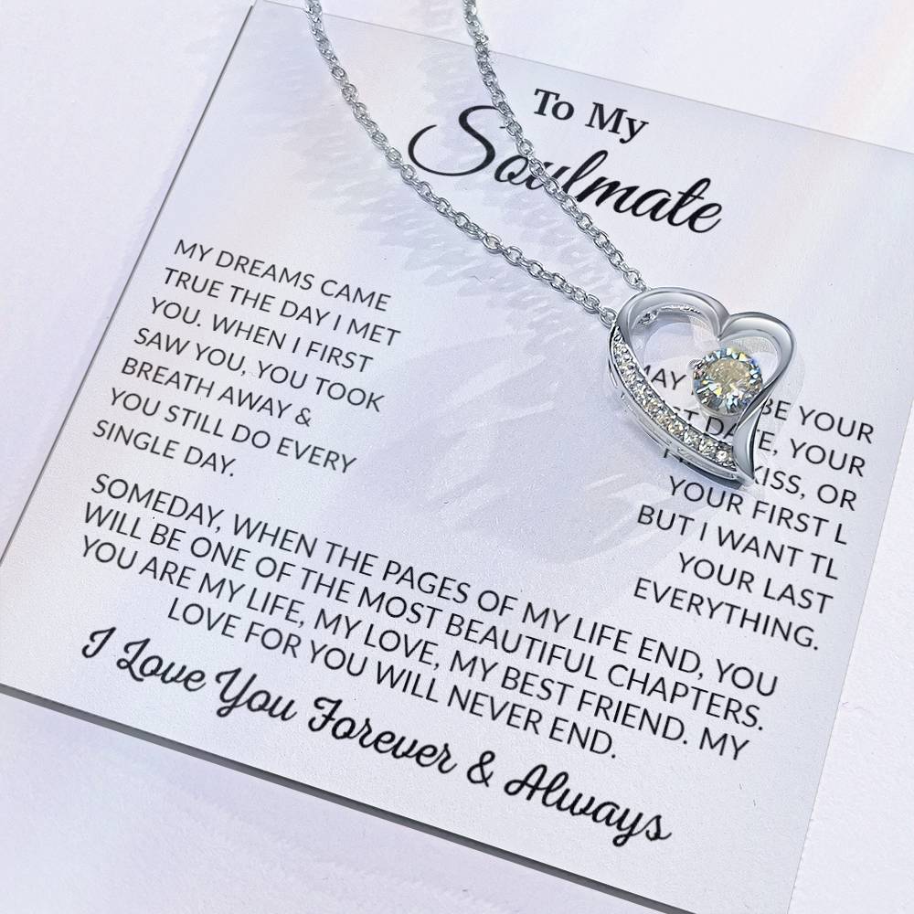 To My Soulmate Necklace, Gift for Wife, Girlfriend, Anniversary Gift 2_1