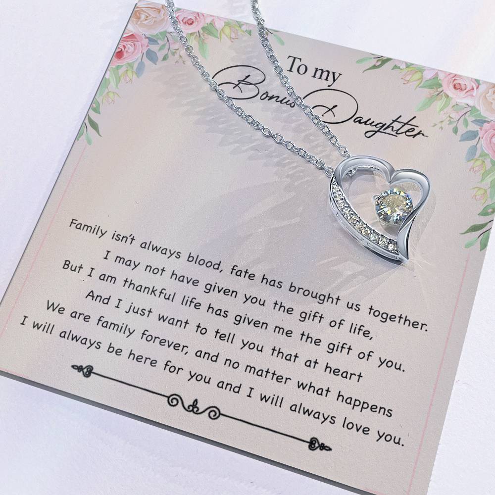 To my Bonus Daughter Necklace, Bonus Daughter, Step Daughter Gift 30_11