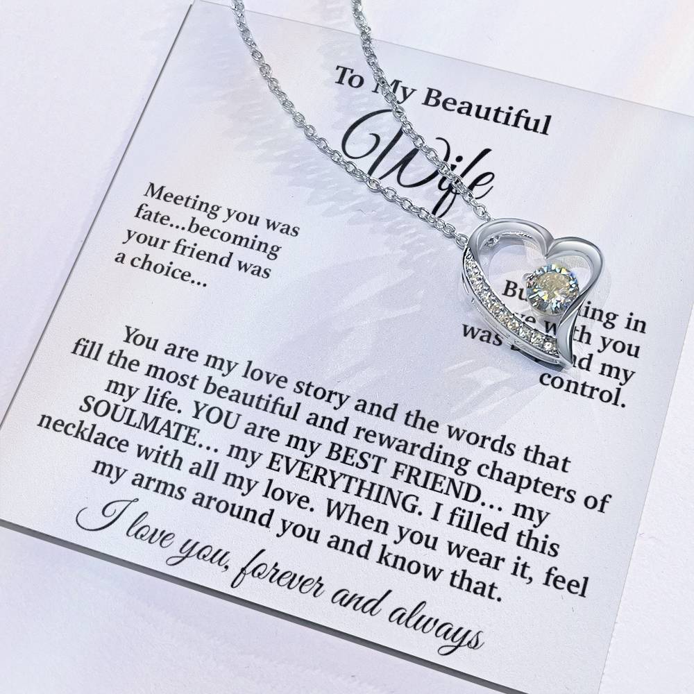 To My Wife Necklace, Gift From Husband, Anniversary Gifts Wife_23_3