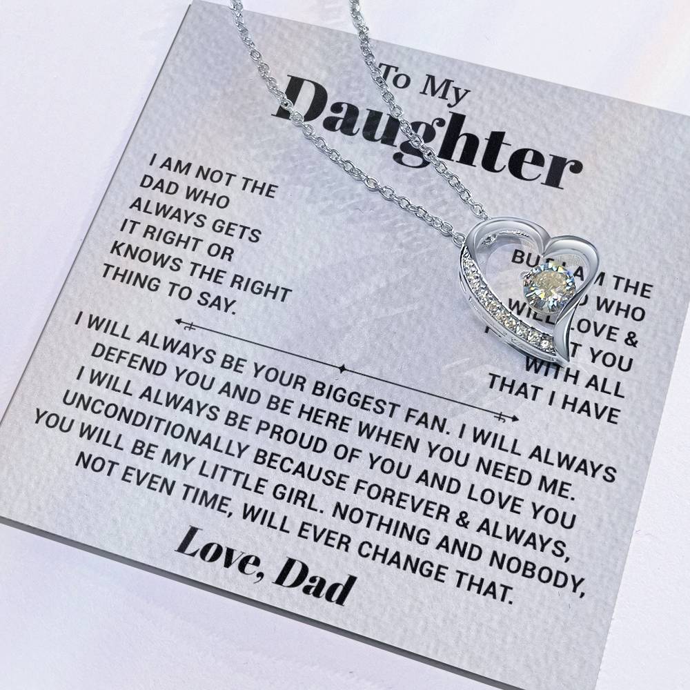 To My Daughter Necklace, Gift for Daughter from Dad, Father Daughter Necklace 4_10