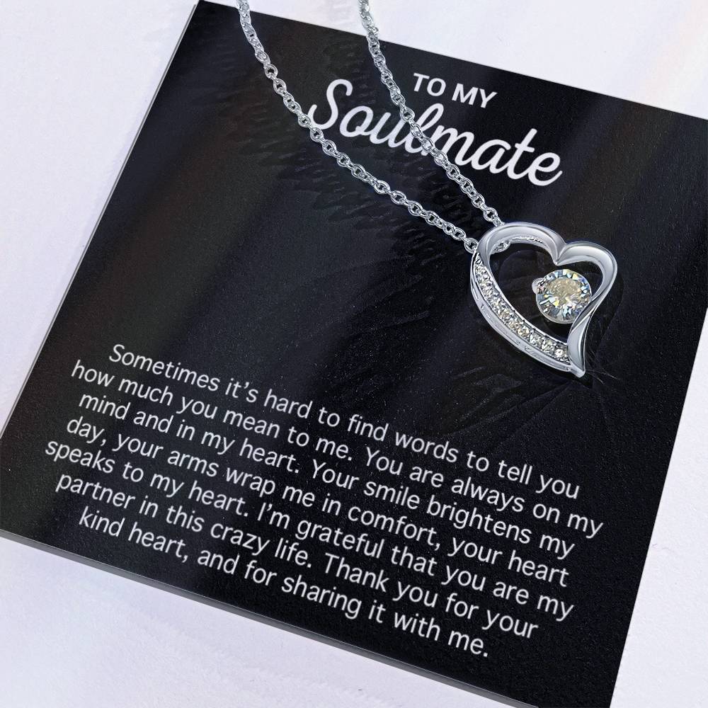 To My Soulmate Necklace, Gift For Wife, Anniversary Gift, Christmas Gift 9_11
