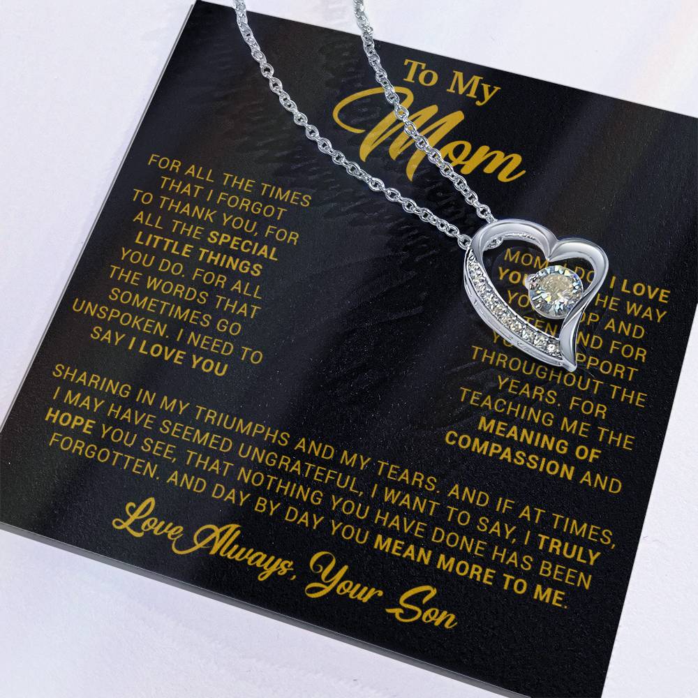 To My Mom Gift for Mother from Son From Daughter Mom Birthday Gift, Mothers Day_ 3_4_Gold