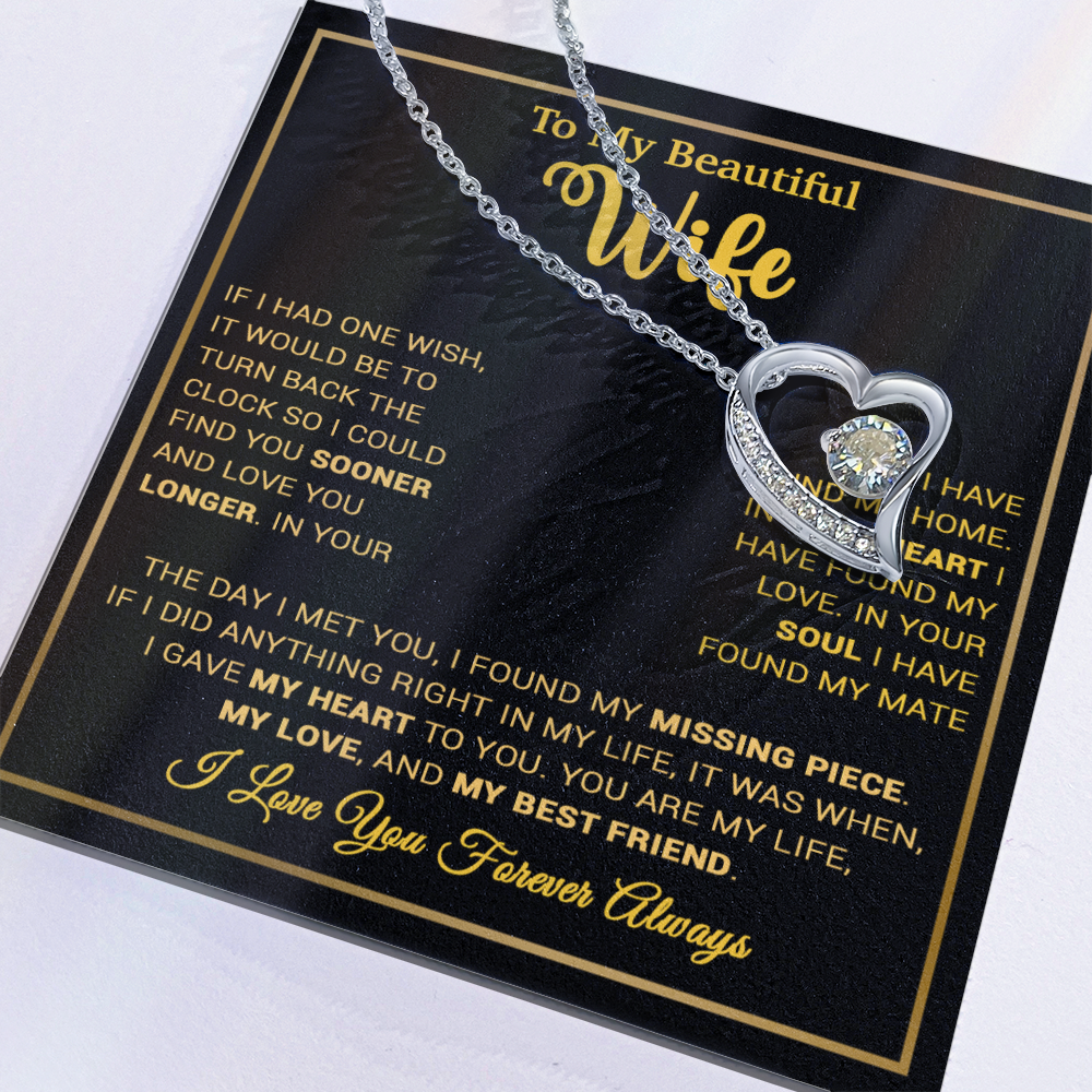 To My Wife Necklace, Gift For Wife, Anniversary Gift For Wife, Christmas Gift 27_9