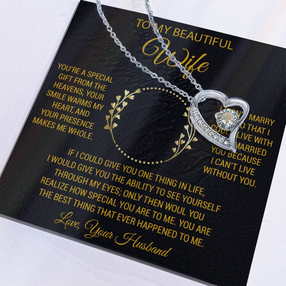 To My Wife Necklace, Anniversary Gift For Wife, Wife Birthday Gift, Gift For Wife 3_6