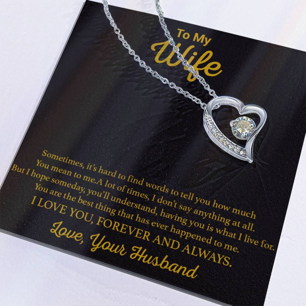 To My Wife Necklace, Gift For Wife, Anniversary Gift For Wife, Necklace For Wife 9_11