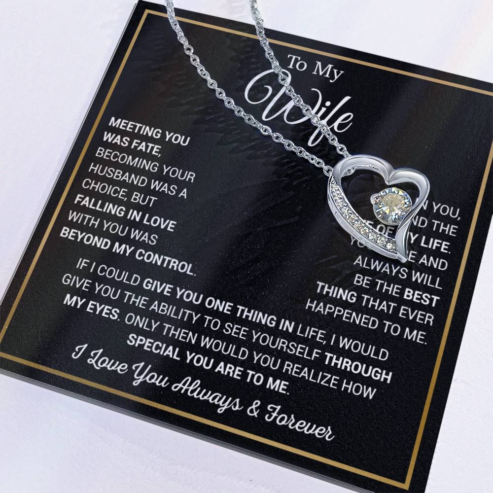 To My Wife Necklace, Valentines Day Gift For Wife, Gifts For Wife From Husband