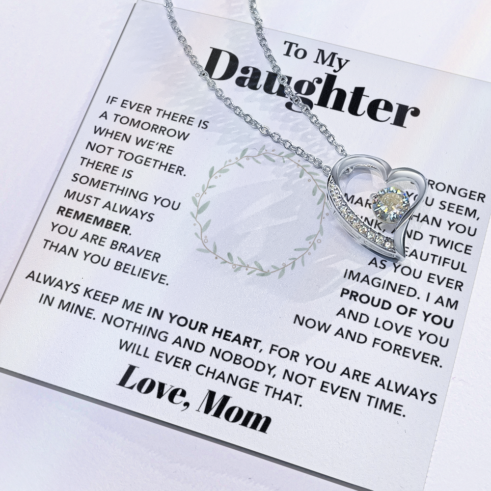 To My Daughter Necklace, Gift for Daughter from Mom And Dad, Mother Daughter Necklace 6_10