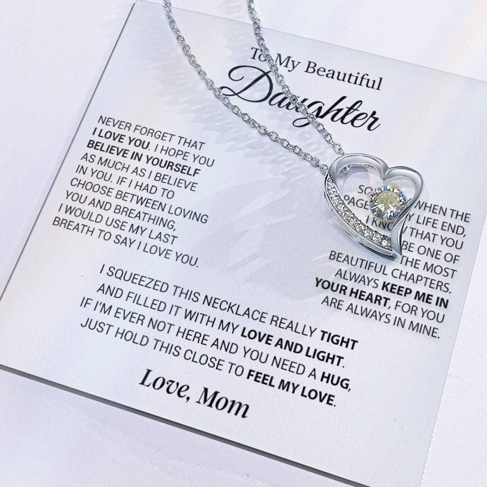 To My Daughter Necklace, Daughter Mother Necklace, Daughter Gift From Mom 14_11