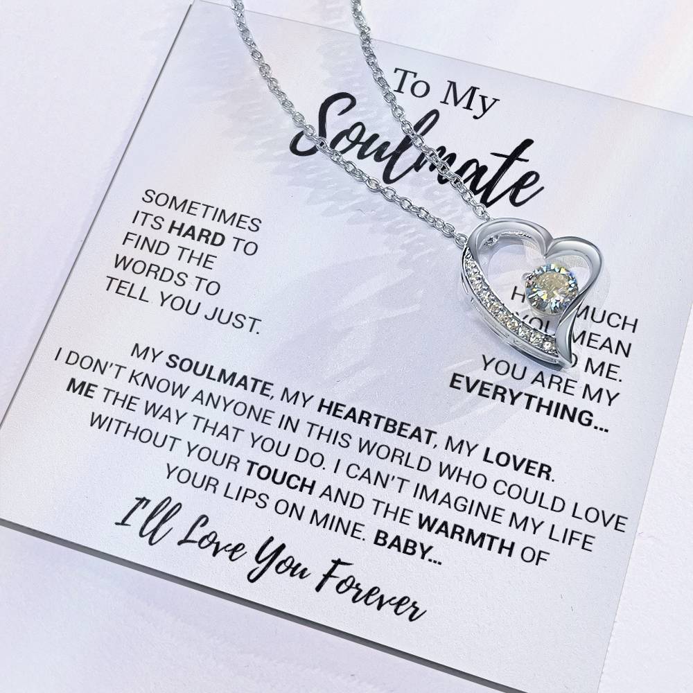 To My Soulmate Necklace, Soulmate Gift, Soulmate Jewelry Anniversary 16_8