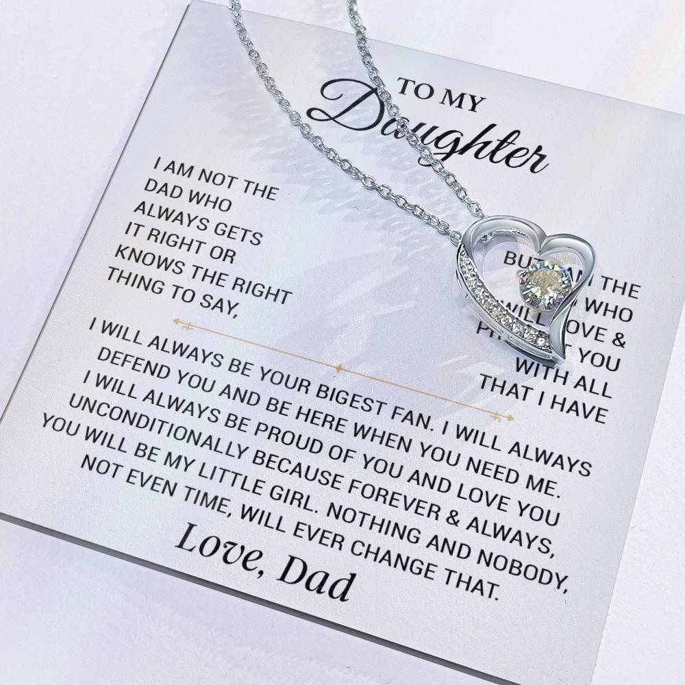 To My Daughter Necklace, Daughter Father Necklace, Daughter Gift From Dad 5_7