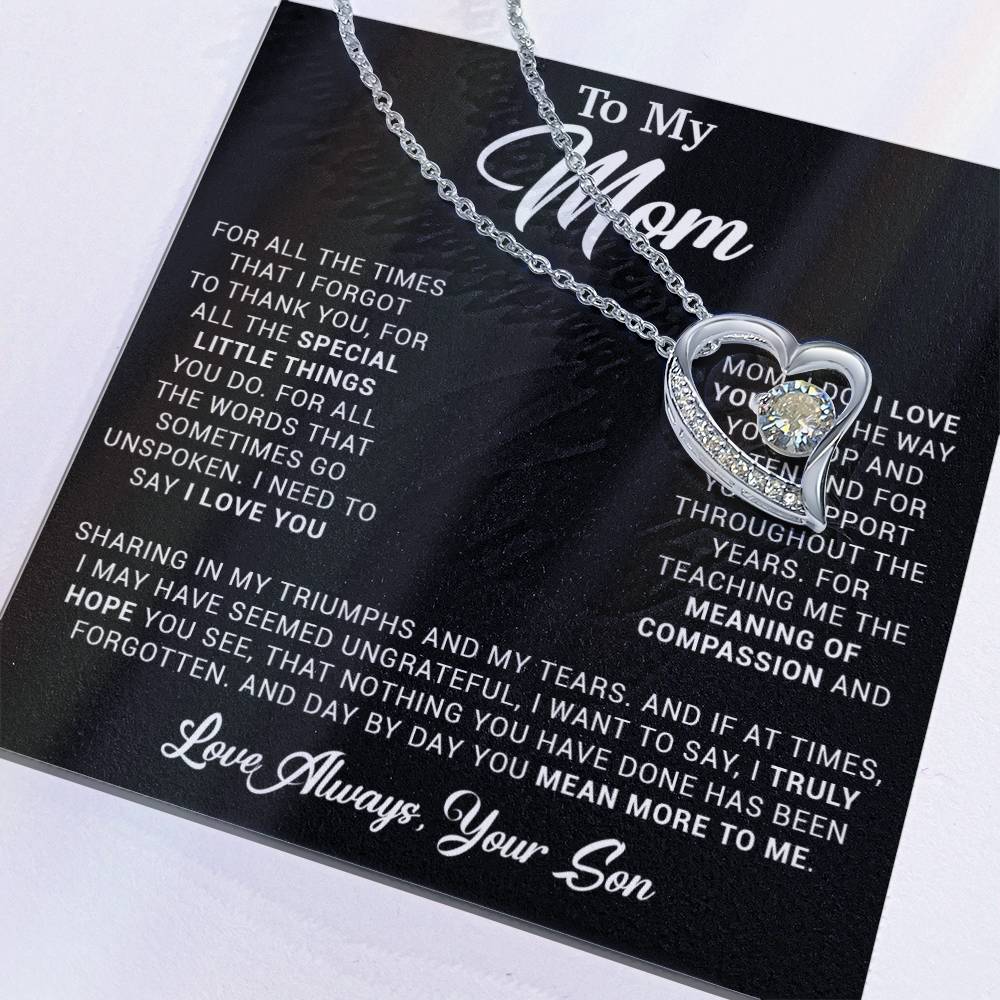 To My Mom Gift for Mother from Son From Daughter Mom Birthday Gift, Mothers Day_ 3_4_Black