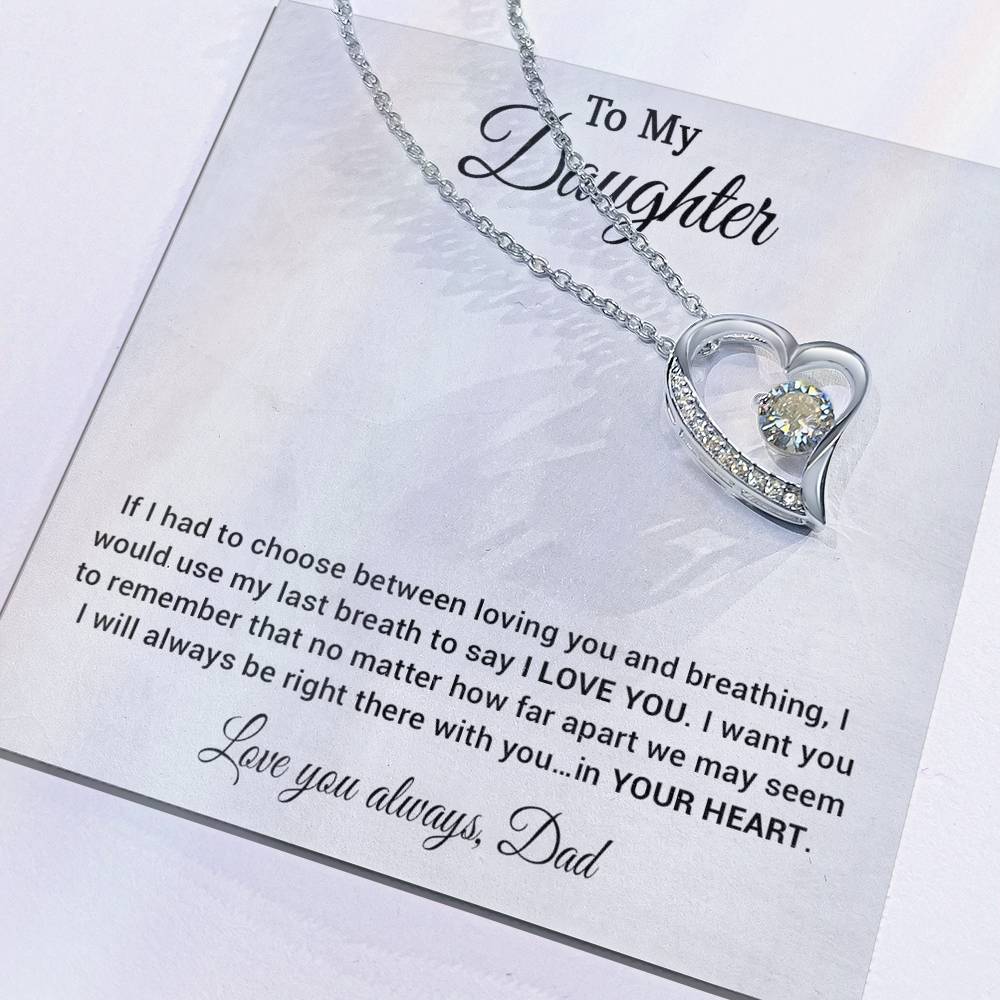 To My Daughter Necklace, Daughter Father Necklace, Daughter Gift from Dad 30_4