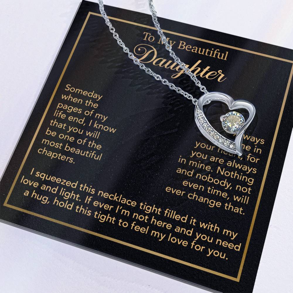 To My Daughter Necklace, Gift For Daughter From Dad, Daughter Father Necklace 14_11