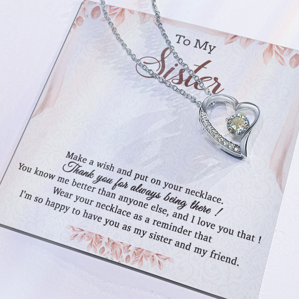 To My Sister Necklace, Brother to Sister, Birthday gift For Sister from Brother 6_1