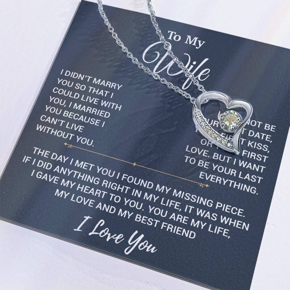 To My Wife Necklace, Christmas Gifts For Women, Anniversary Gift For Wife 16_11