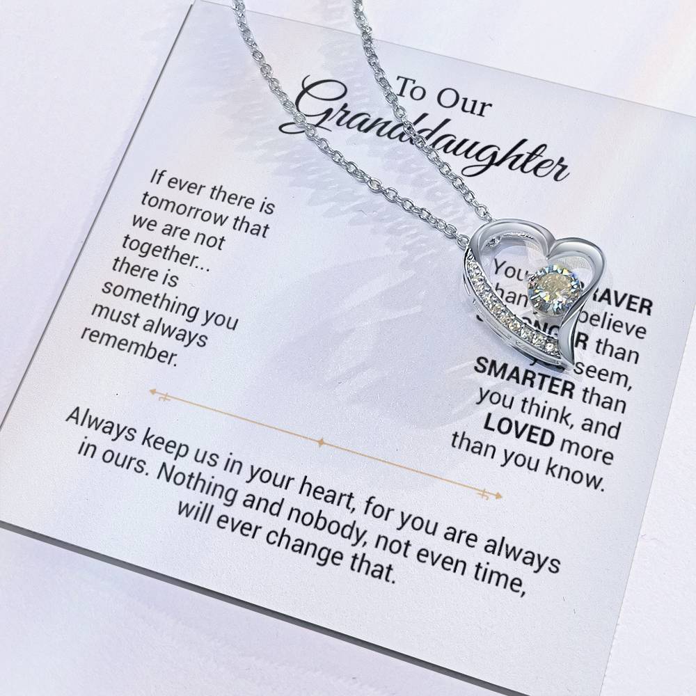 To Our Granddaughter Necklace, Christmas Gift For Granddaughter, Birthday Gift
