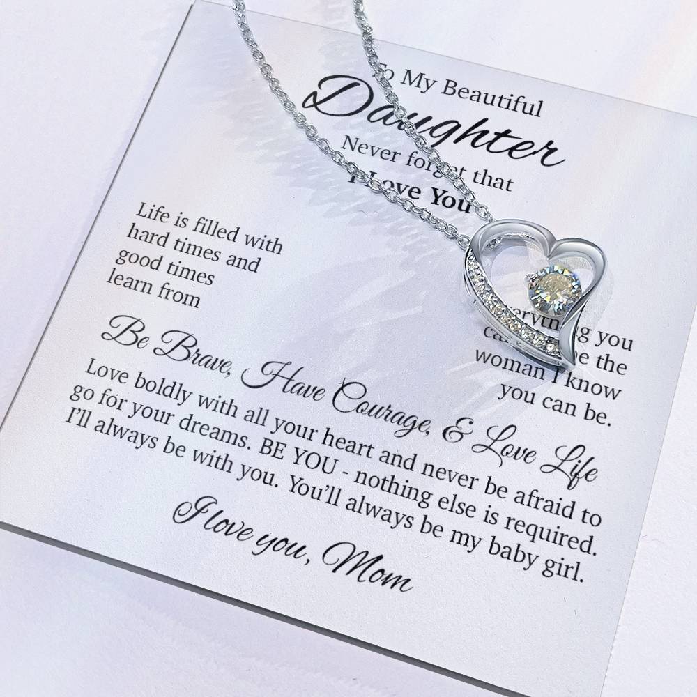 To My Daughter Necklace, Daughter Gift, Gift From Mom, Gift For Her 24_4