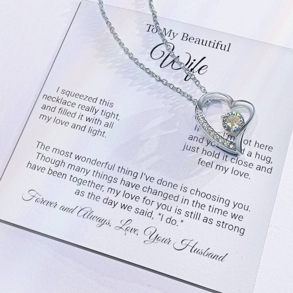 To My Wife Necklace, Gift For Wife, Valentine Day Gift, Birthday Gift