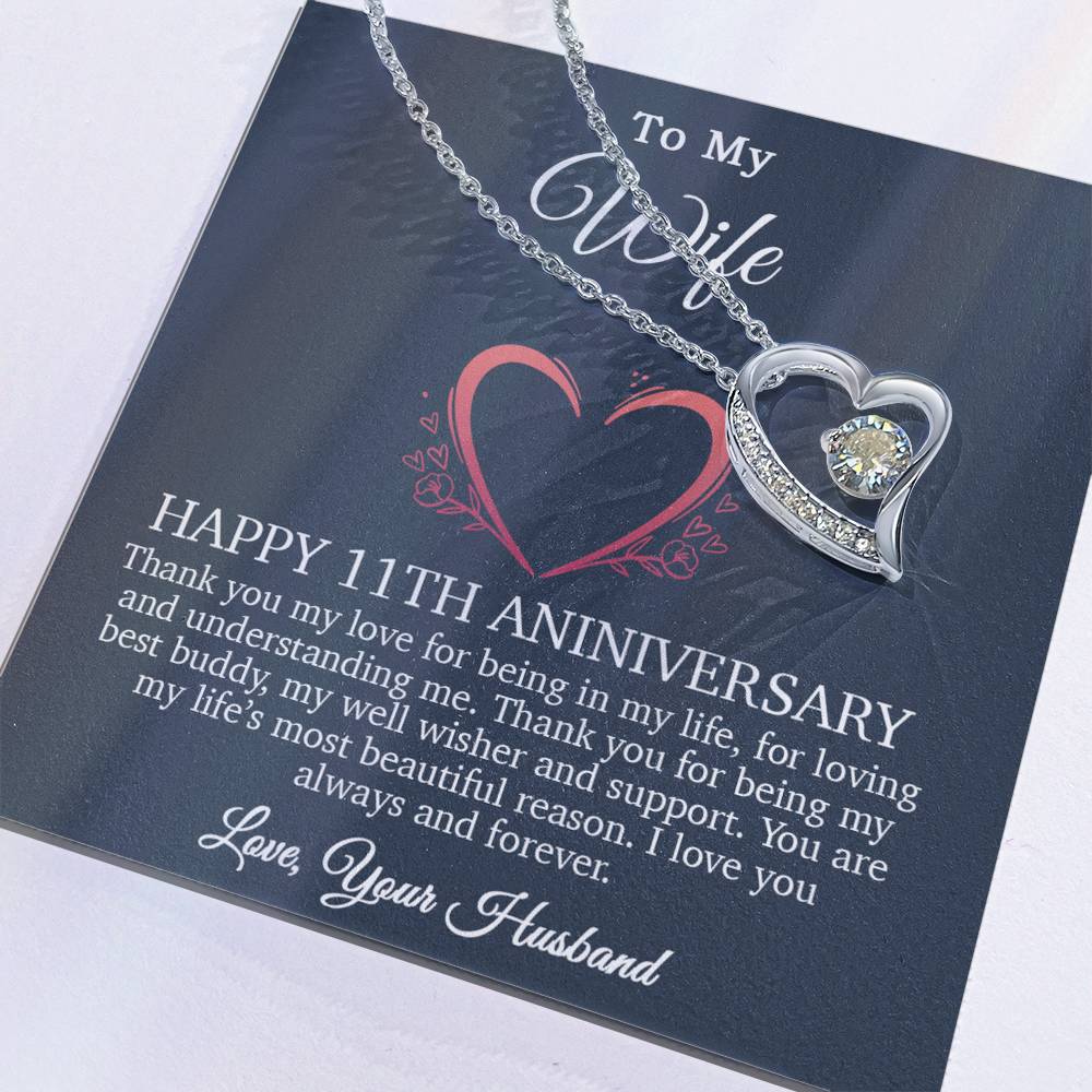 11th Anniversary Gift For Wife, 11 Year Anniversary Gifts, 11th Wedding Anniversary Gift Ideas_Blue