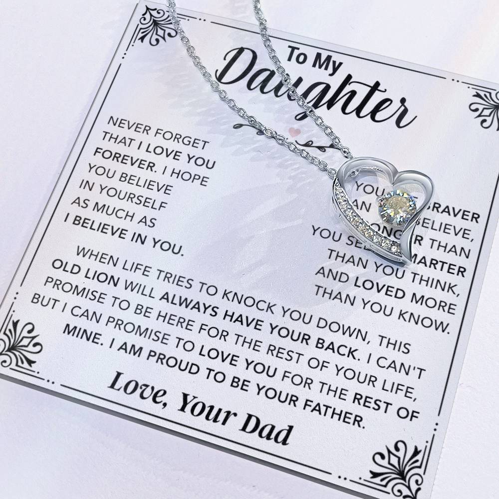 To My Daughter Necklace Gift for Daughter from Dad,Daughter Father Necklace 2_12