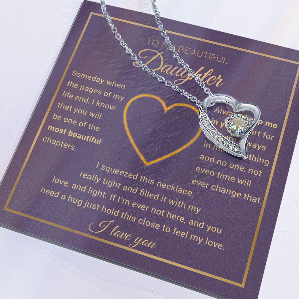 To My Daughter Necklace, Gift For Daughter From Dad, Daughter Father Necklace 30_11_Tim