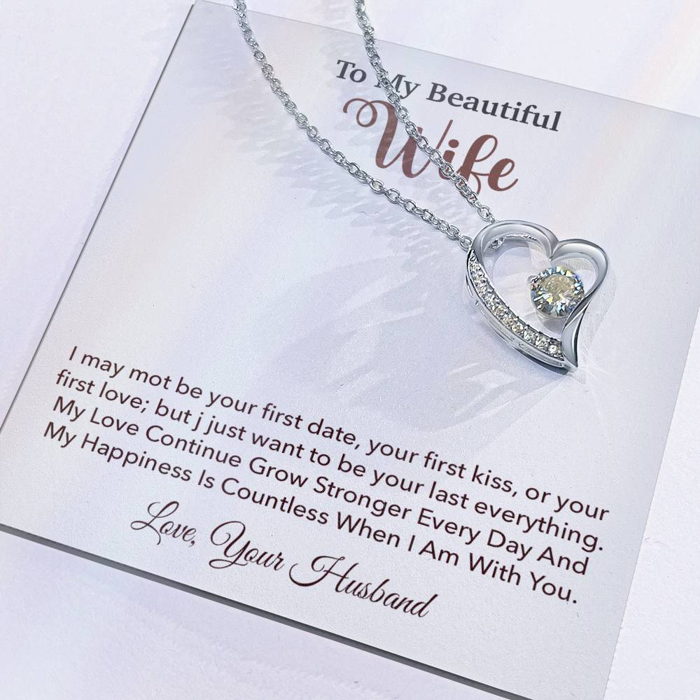 To My Wife Necklace, Wife Gift From Husband, Wife Husband Necklace, Christmas Gift 5_10